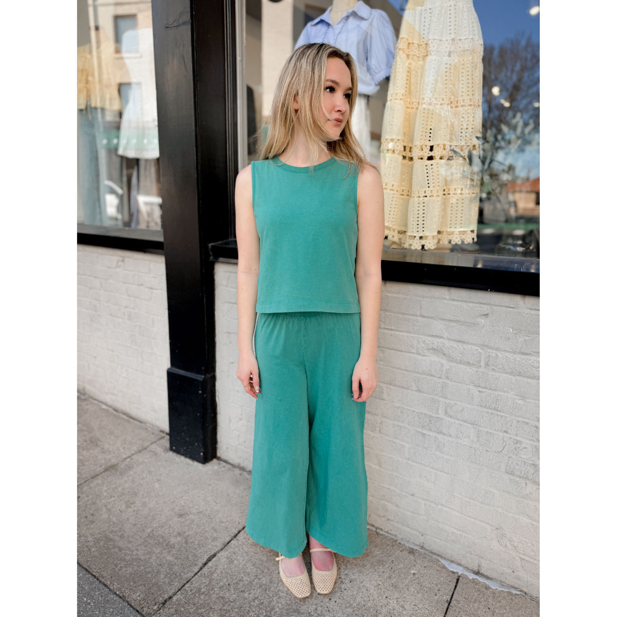 Sloane Jersey Tank | La Palma - Joanna A. Boutique
