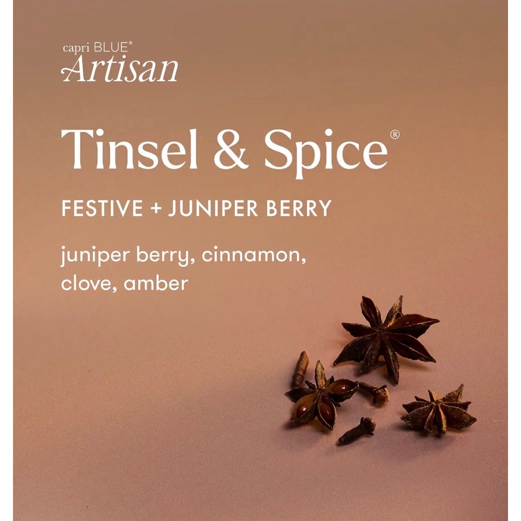 Tinsel & Spice Artisan Boxed Tumbler Candle - Joanna A. Boutique