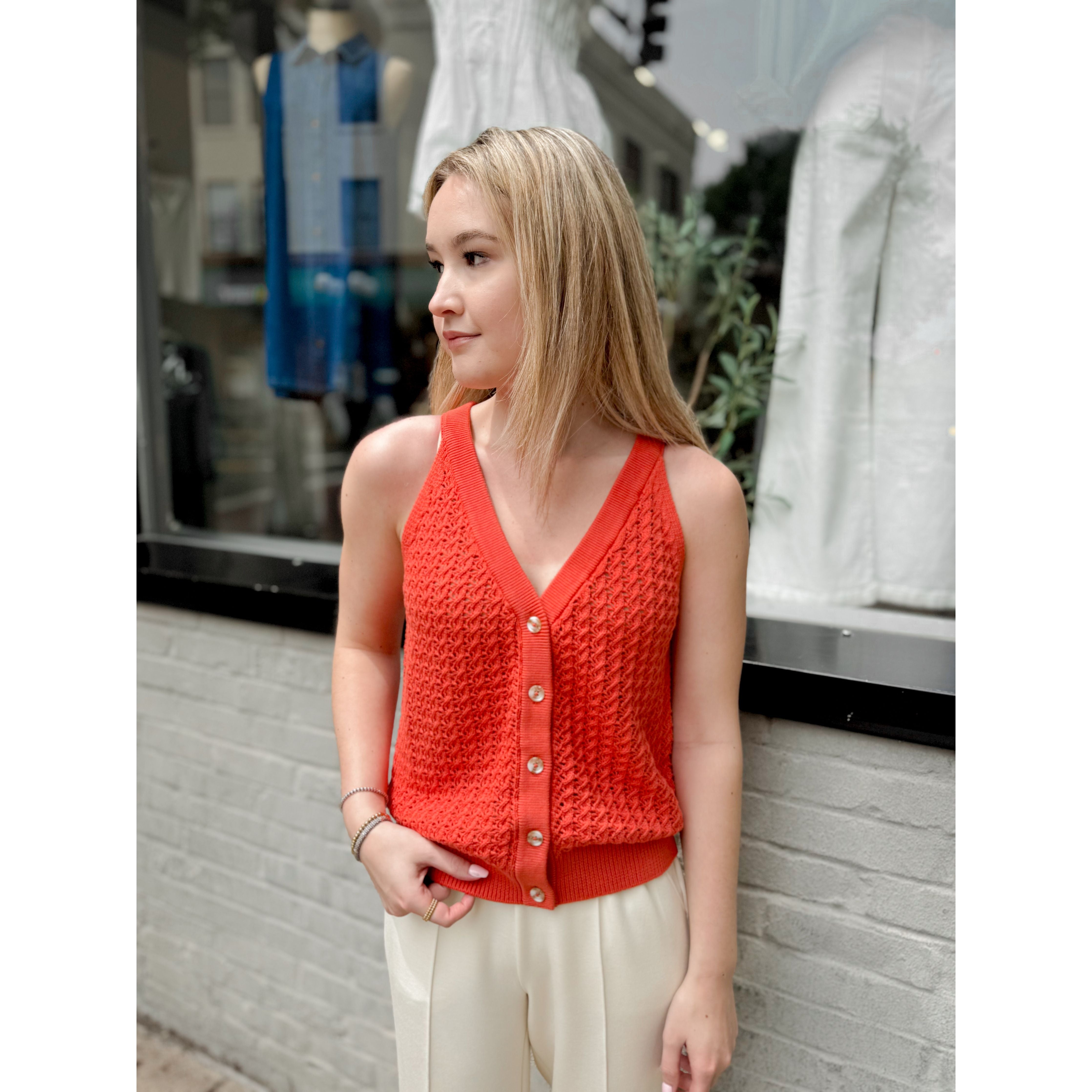 Alessia Knit Tank | Summer Fig - Joanna A. Boutique