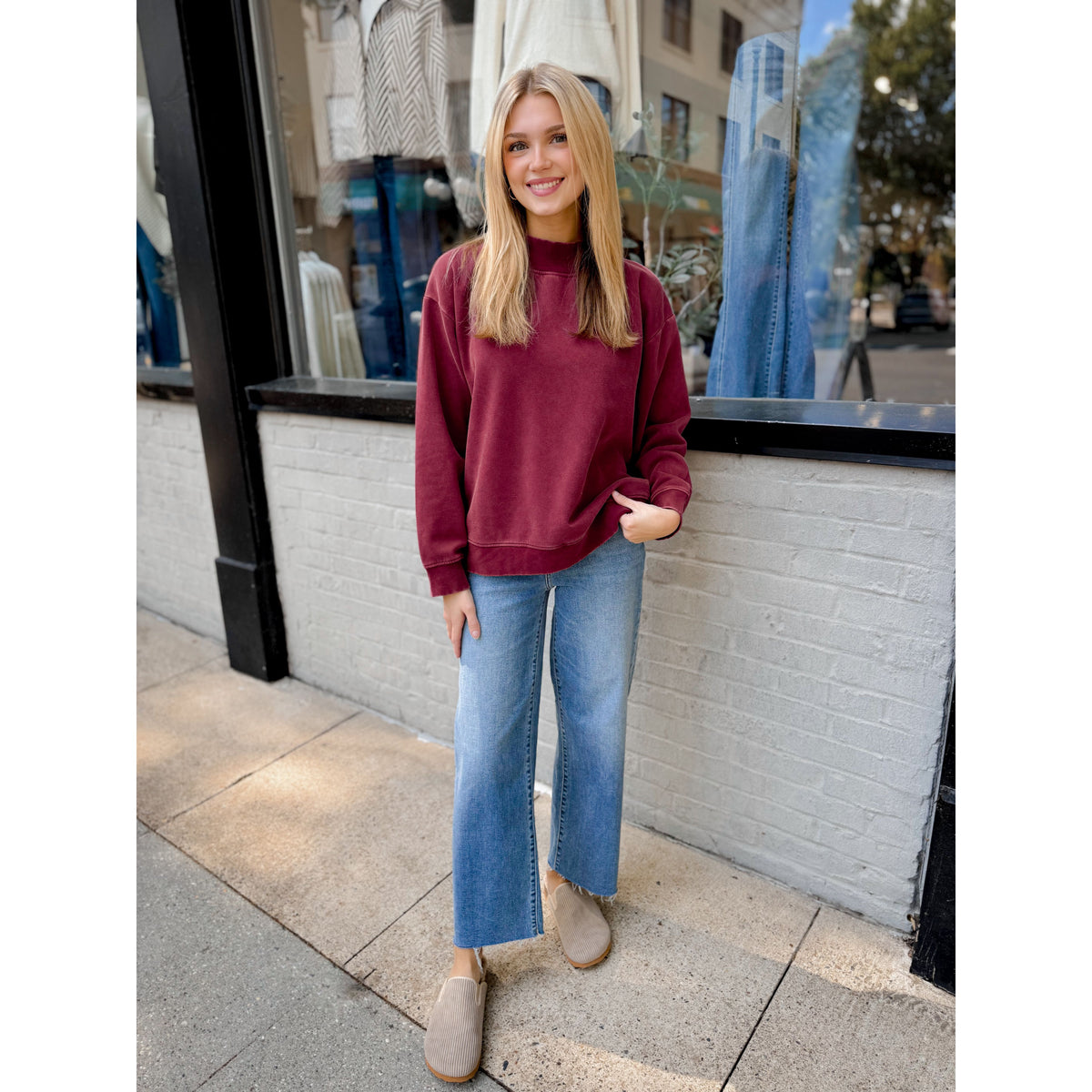 Ashford Mockneck Sweatshirt