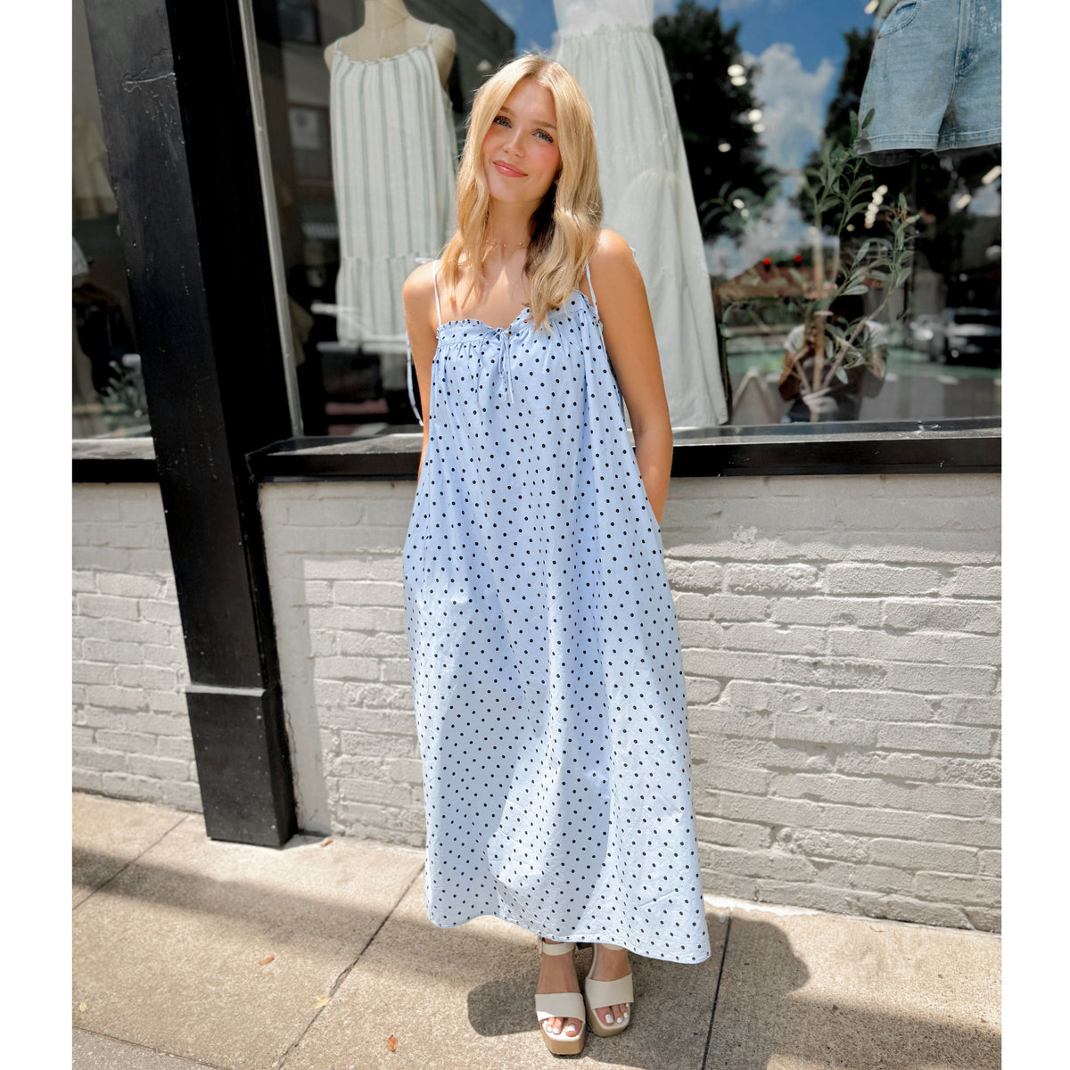 Marla Polka Dot Dress - Joanna A. Boutique