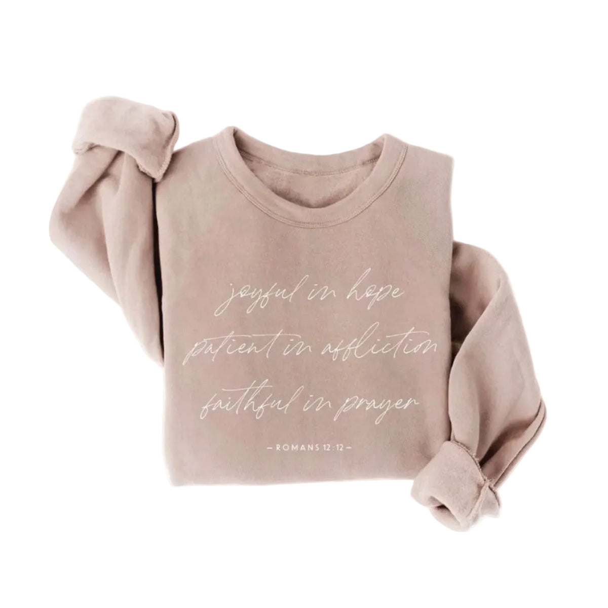 Romans 12:12 Crewneck - Joanna A. Boutique