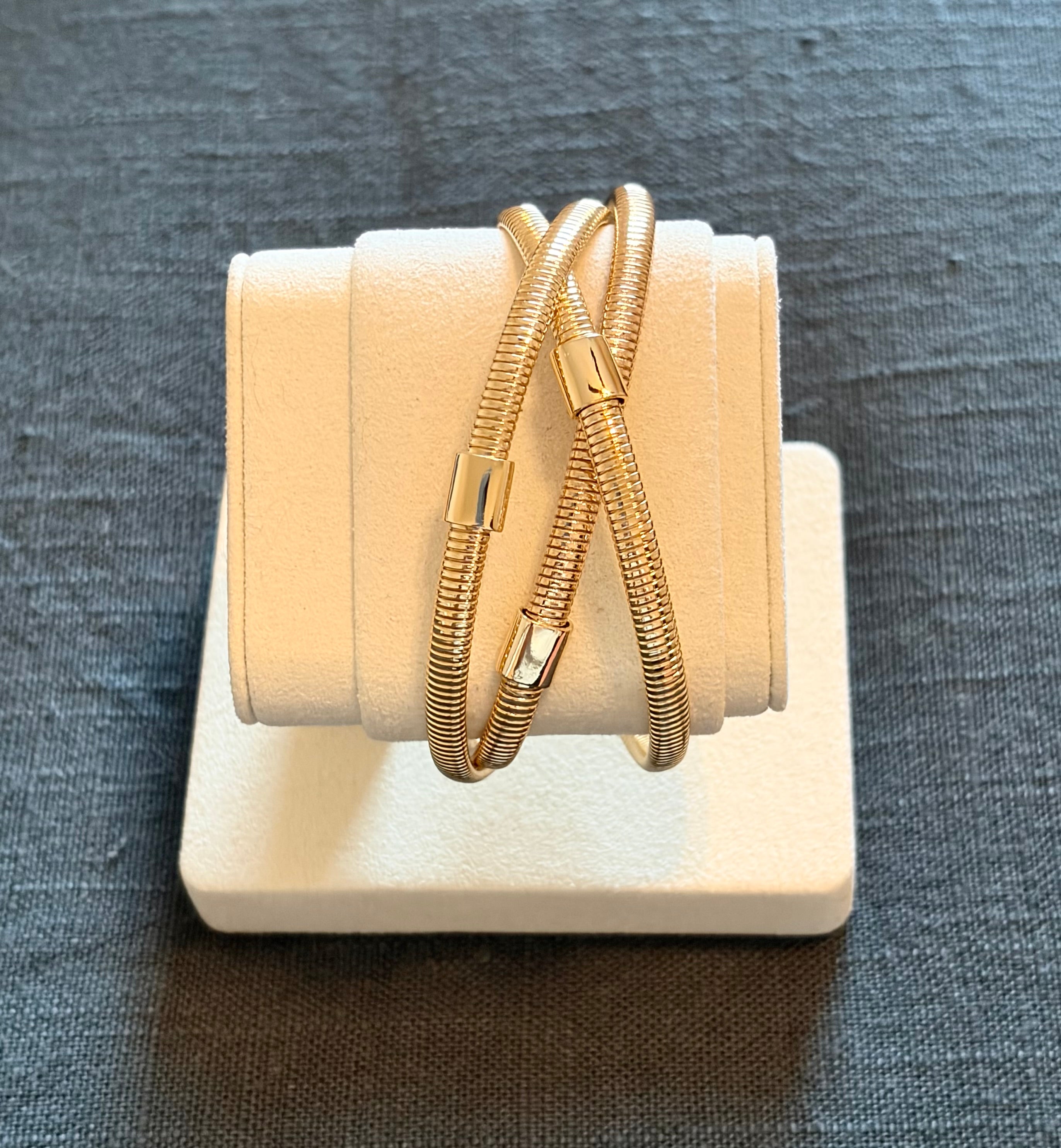 Trio Stretch Bangle Bracelet Set