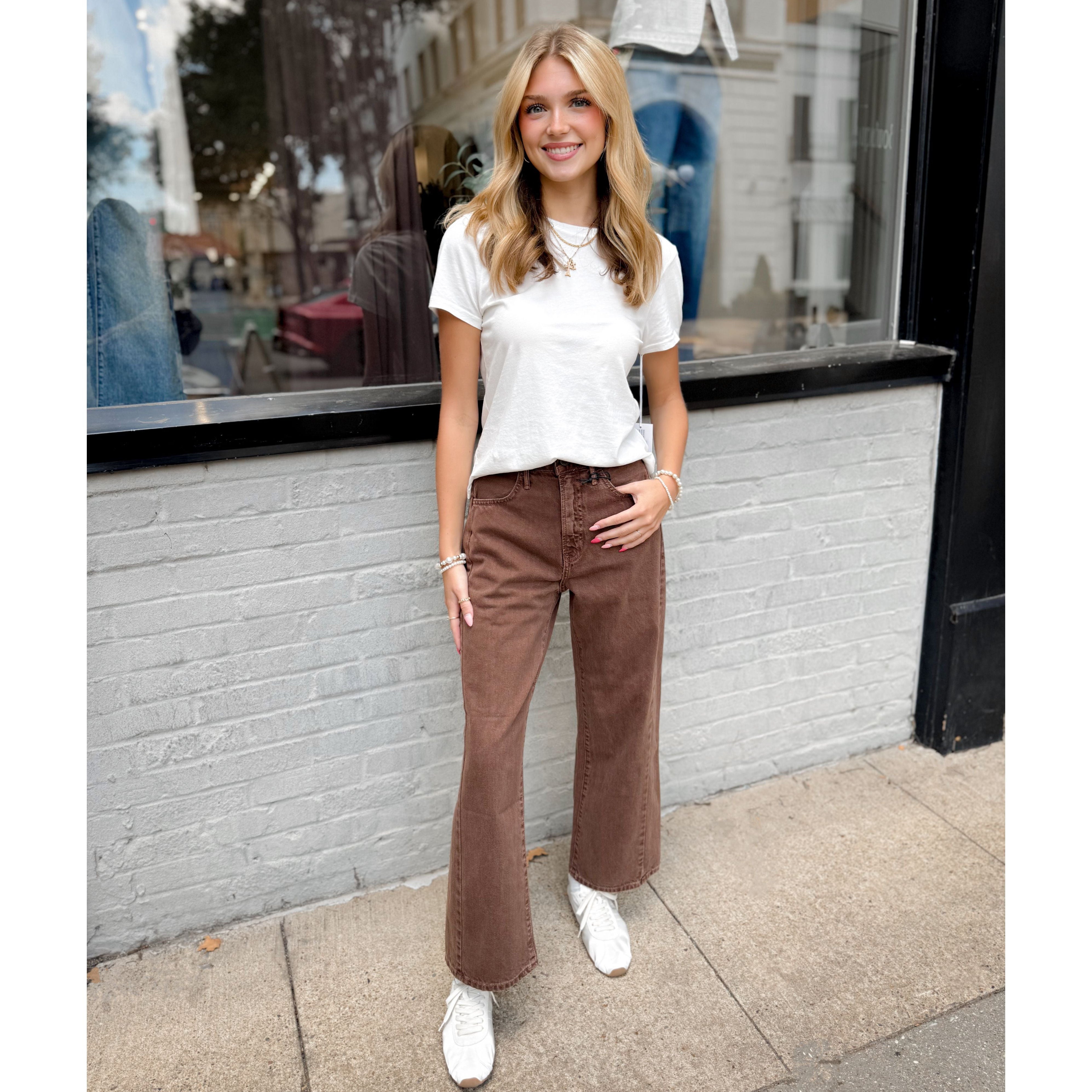 Kira Twist Seam Barrel Jean - Joanna A. Boutique