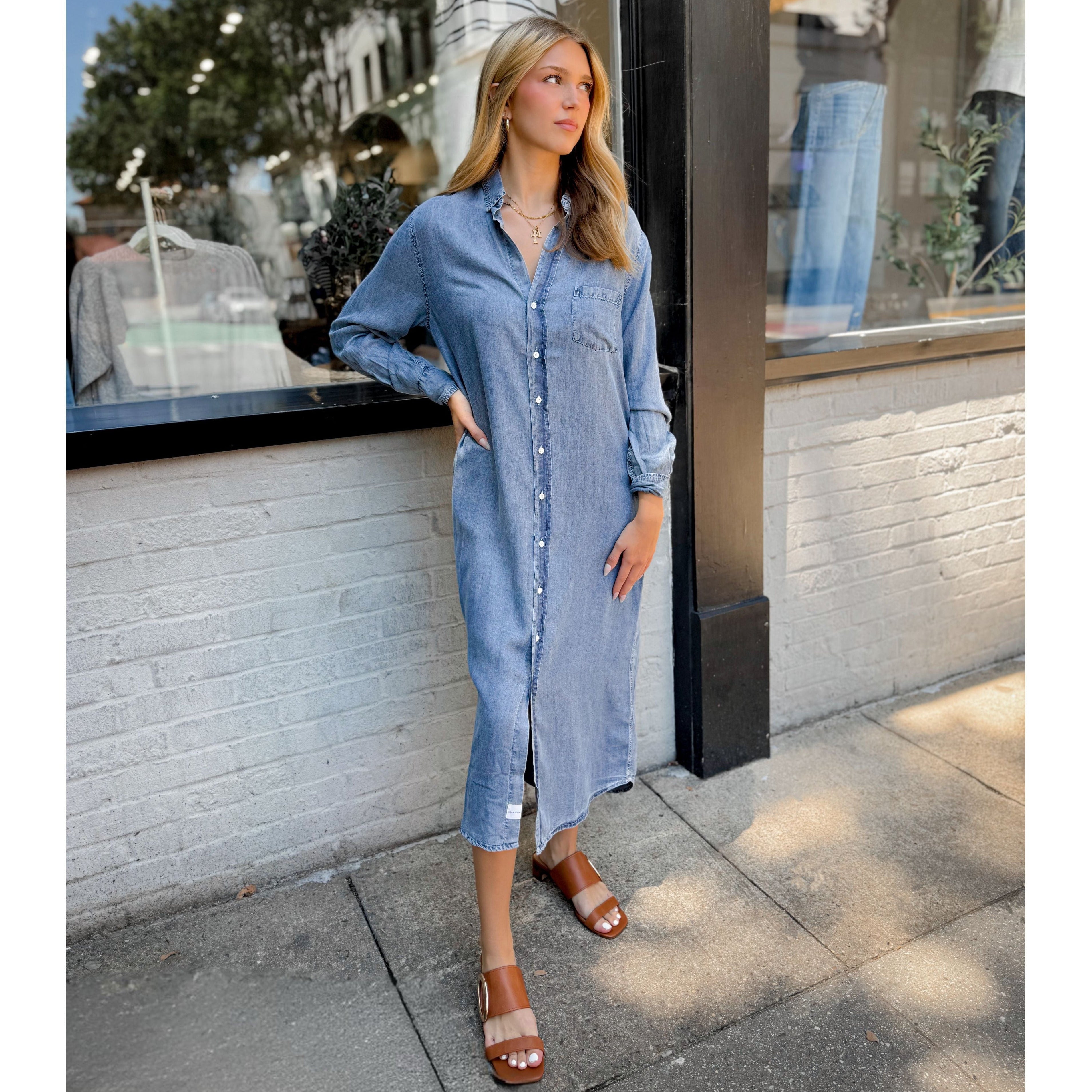 Galina Shirt Dress - Joanna A. Boutique