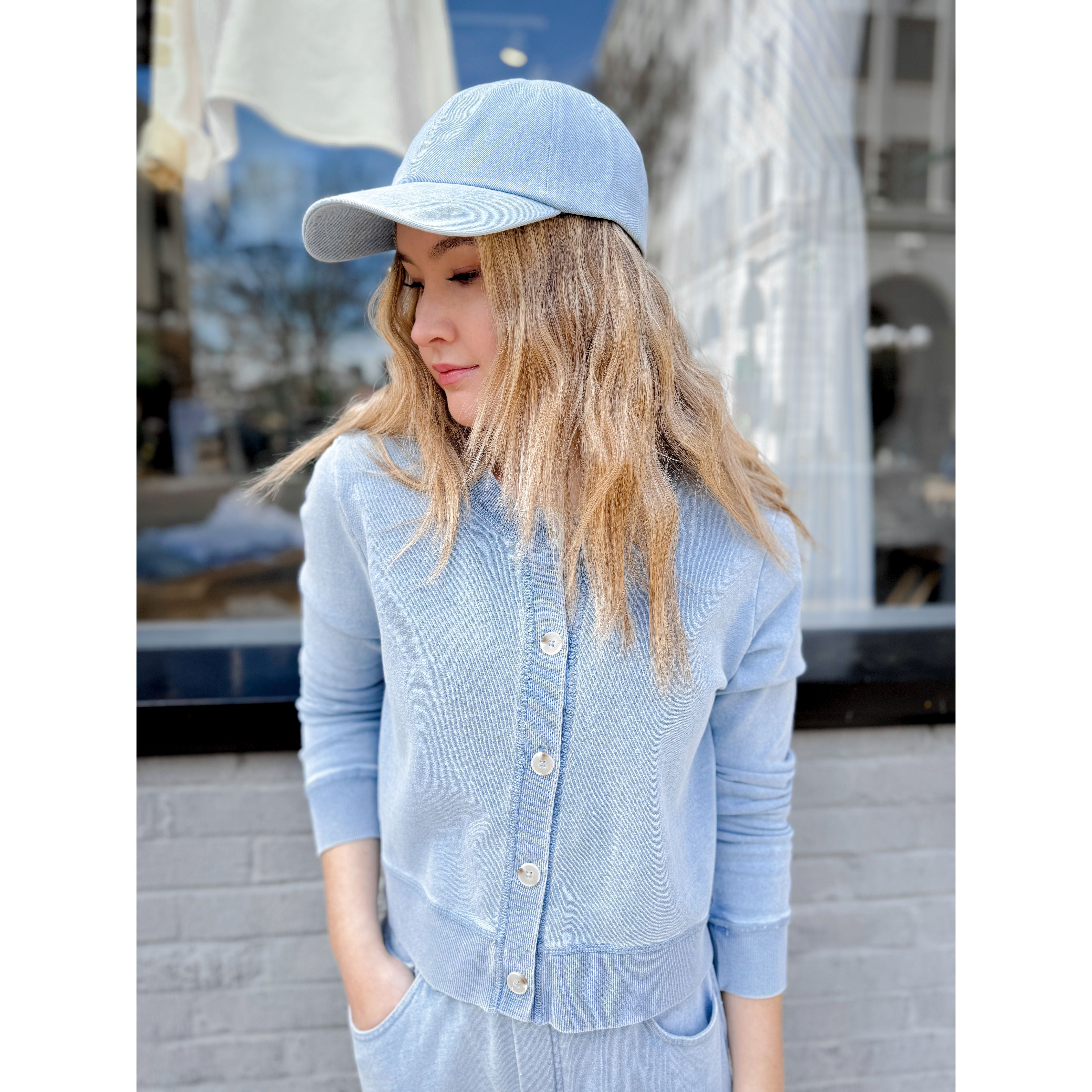 Premier Denim Hat | Light Indigo - Joanna A. Boutique