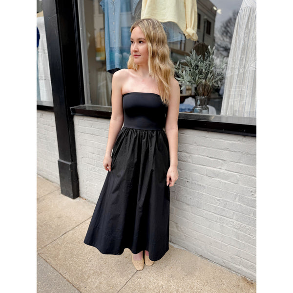 Sunsought Strapless Midi Dress
