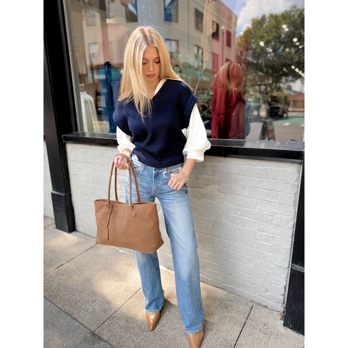 Maria Twofer Sweater Vest