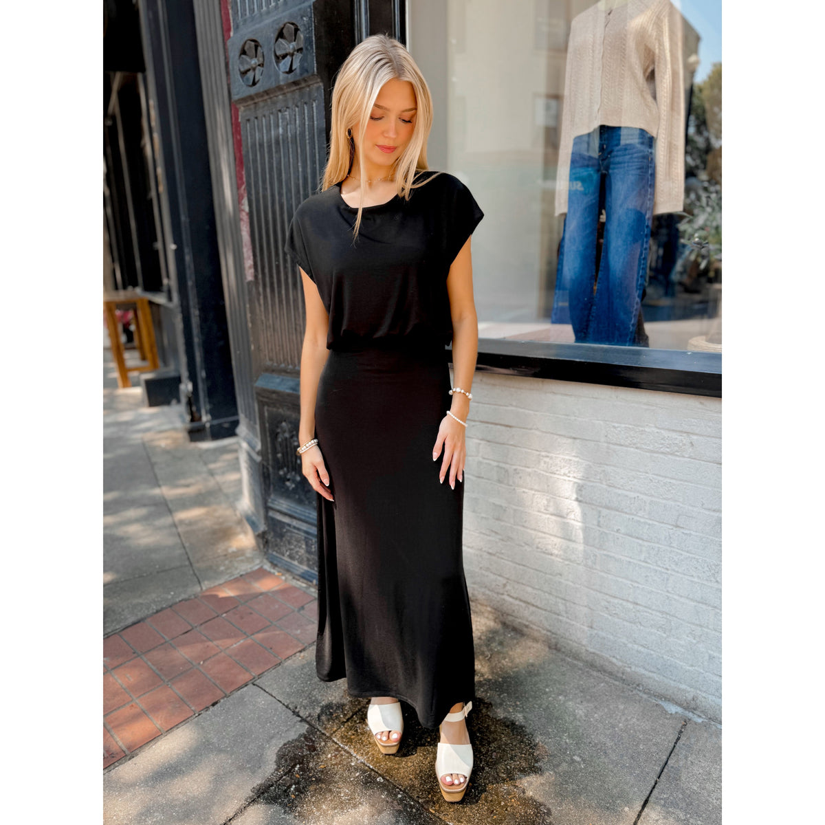 Anika Jersey Midi Dress