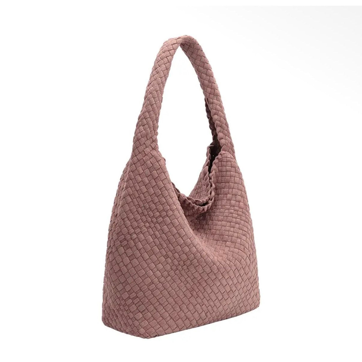 Johanna Suede Bag | Mauve - Joanna A. Boutique