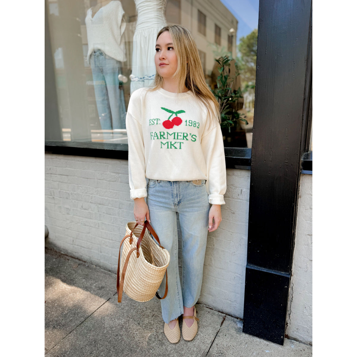 Farmers Market Sweater - Joanna A. Boutique