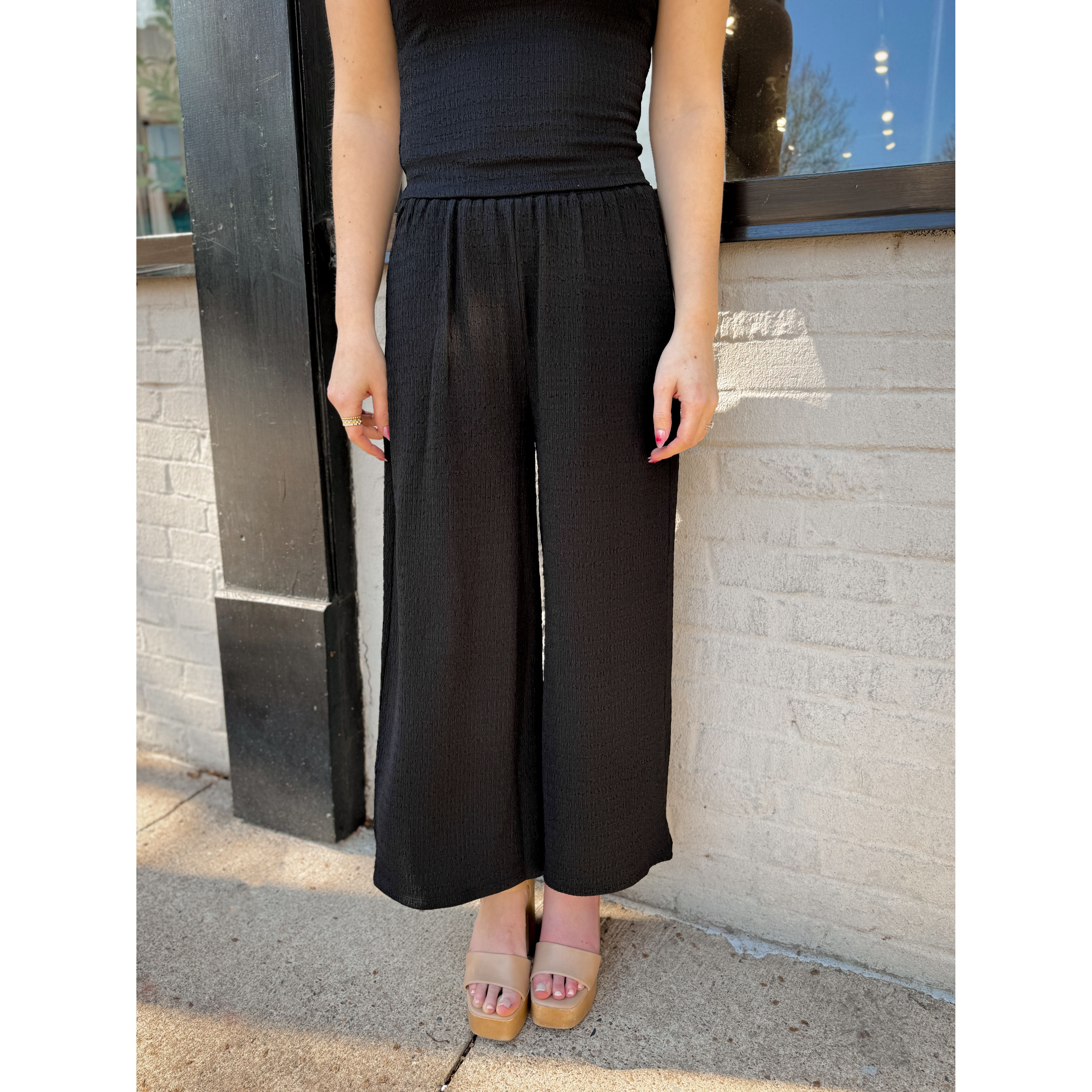 Harlie Smocked Pants - Joanna A. Boutique
