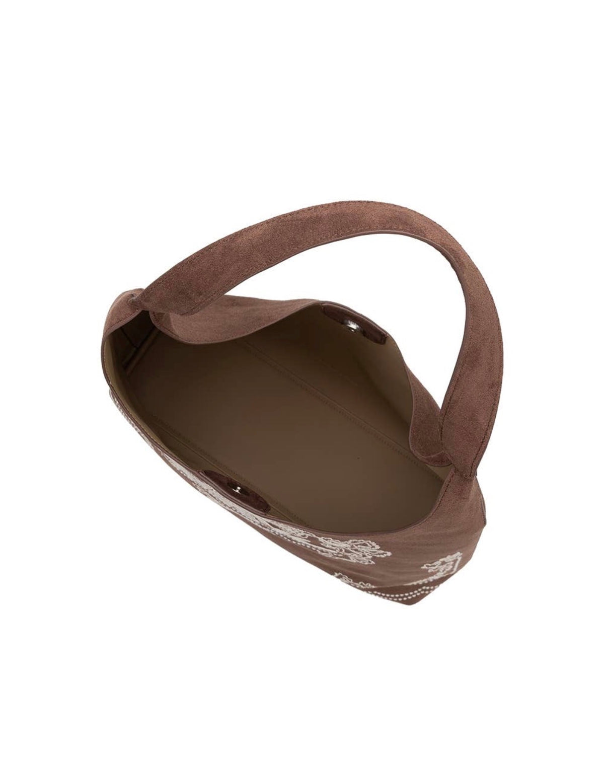 Elliot Suede Shoulder Bag | Tobacco