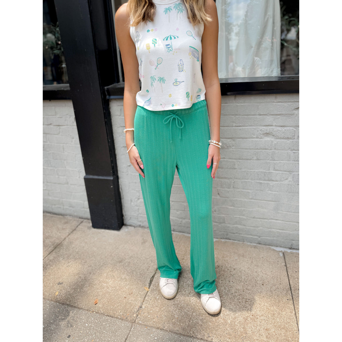 Downhome Pointelle Pant - Joanna A. Boutique