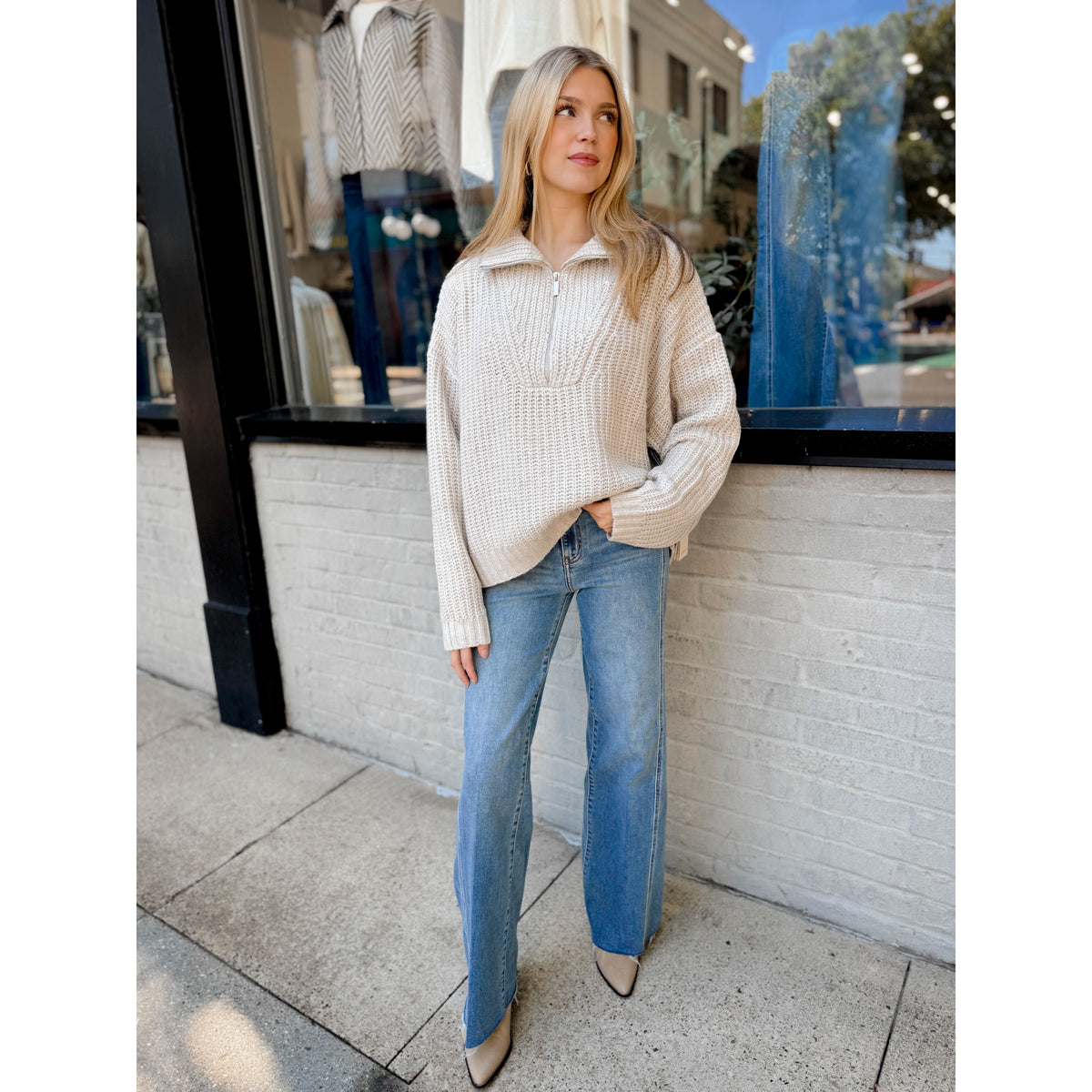 Layover Quarter Zip - Joanna A. Boutique