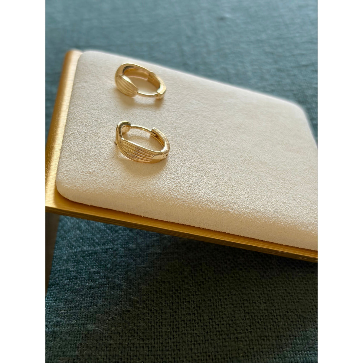 Sia Swirl Mini Hoop Earrings - Joanna A. Boutique