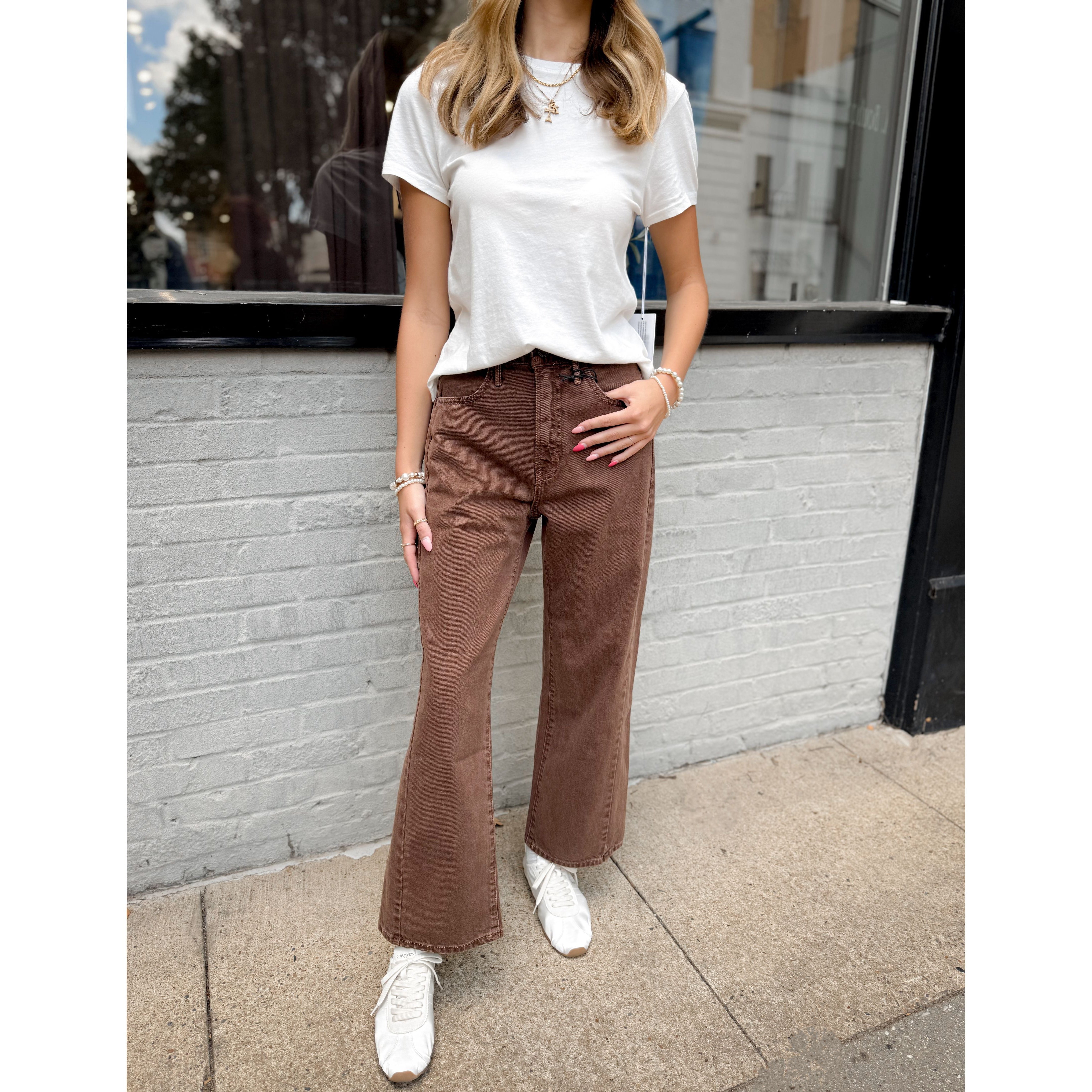 Kira Twist Seam Barrel Jean - Joanna A. Boutique