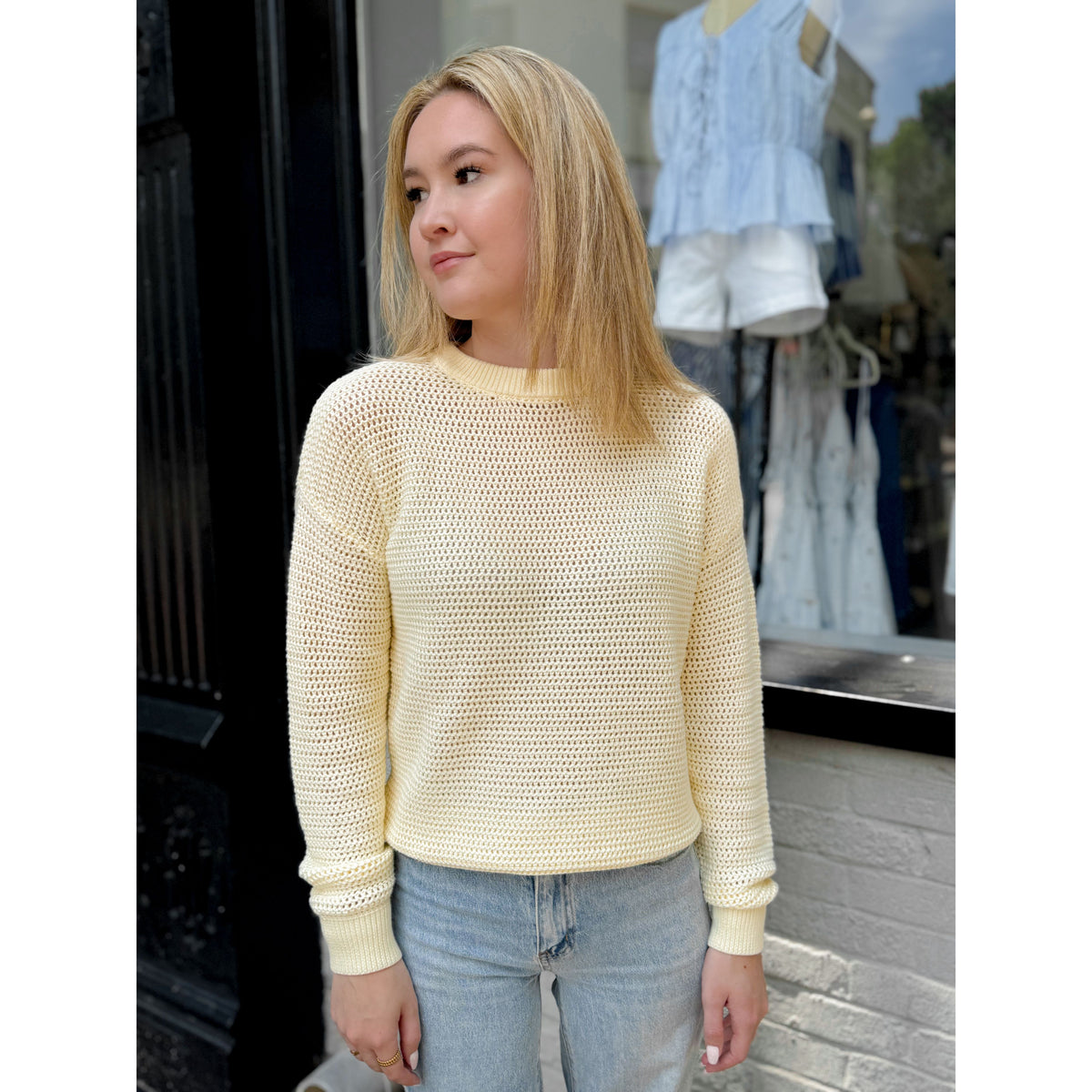 Iris Cotton Sweater - Joanna A. Boutique