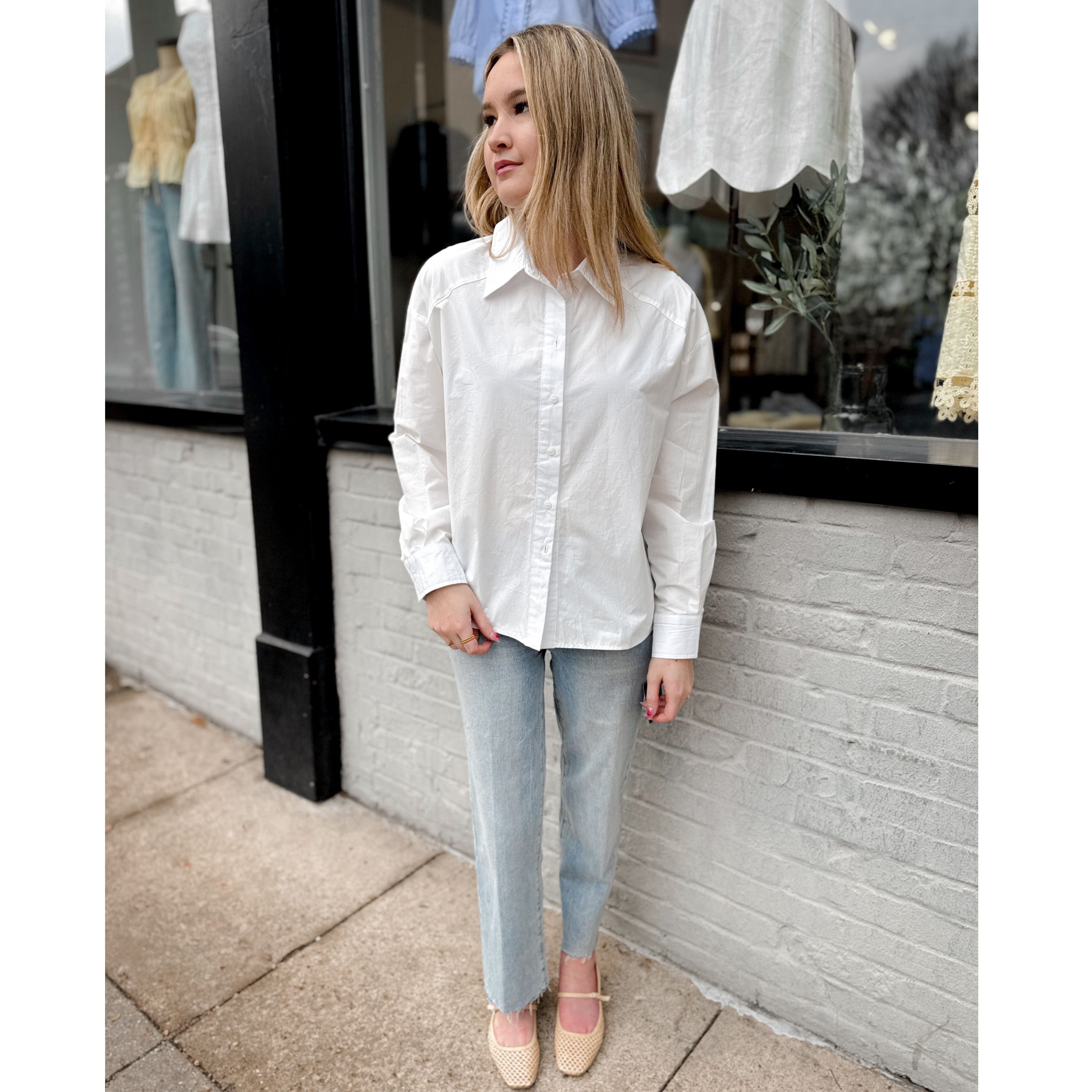 Ophelia Button Down - Joanna A. Boutique
