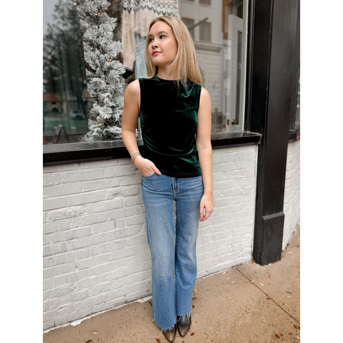 Jaia Top | Rainforest - Joanna A. Boutique