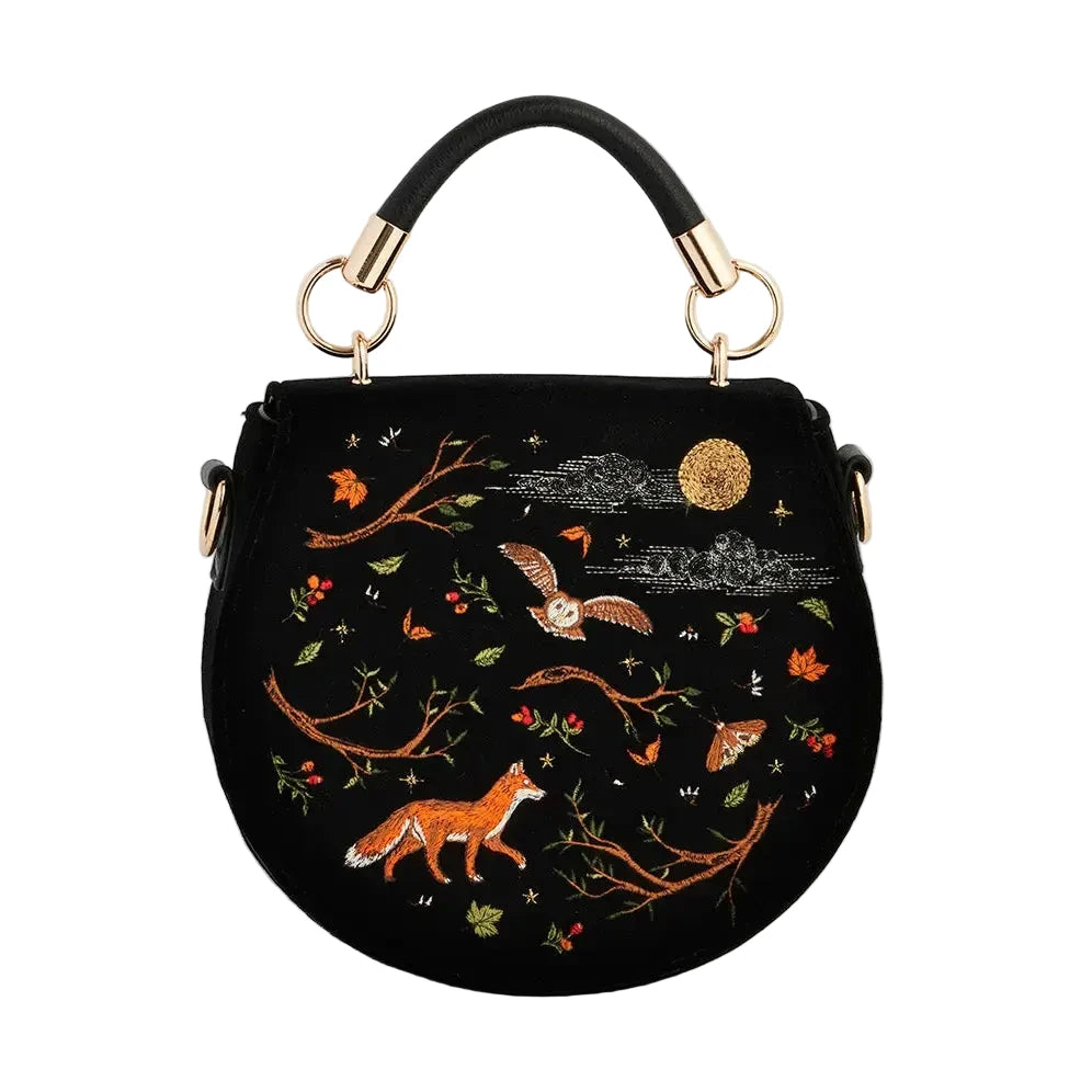 Fox & Owl Handle Bag - Joanna A. Boutique