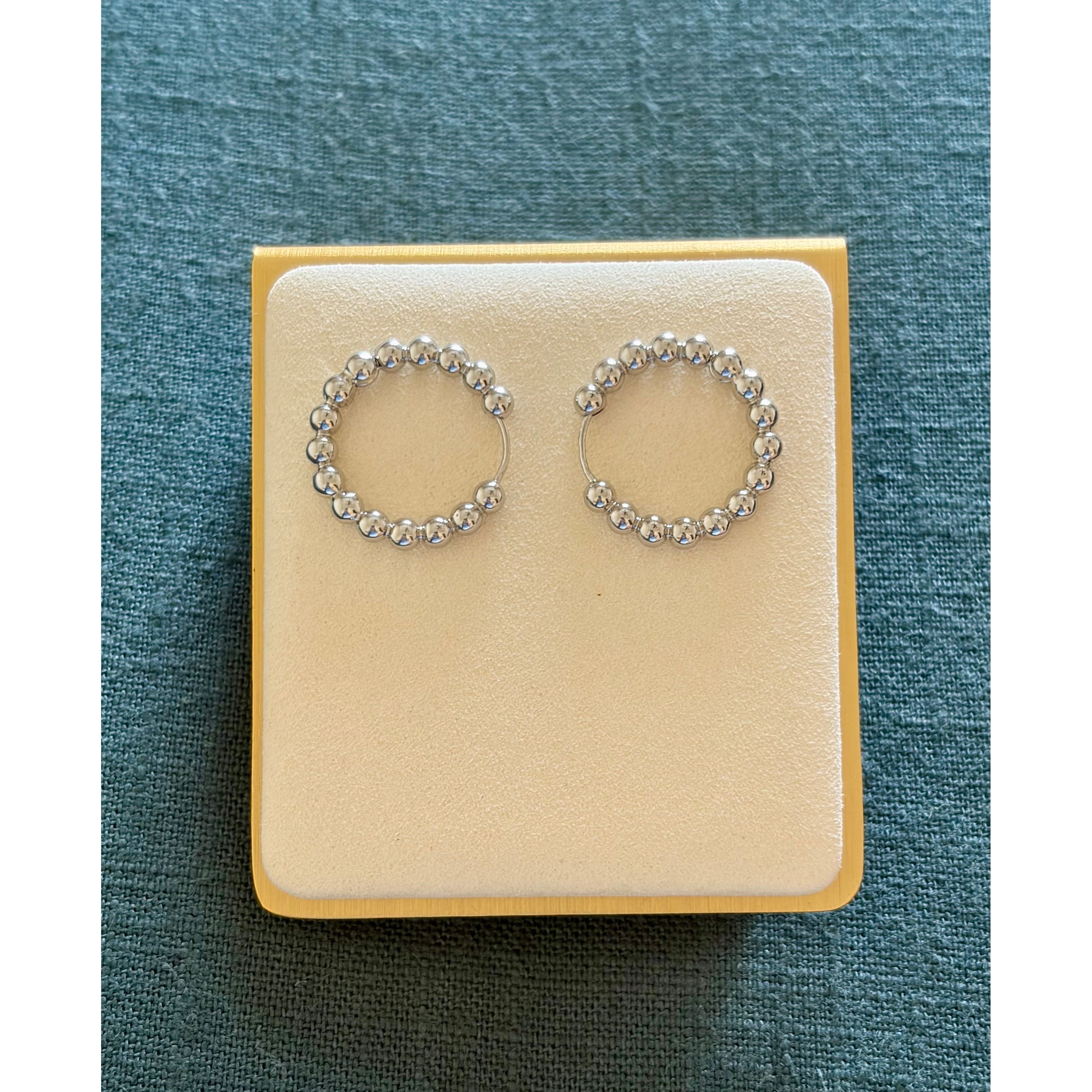 Kia Hoop Silver | Large - Joanna A. Boutique