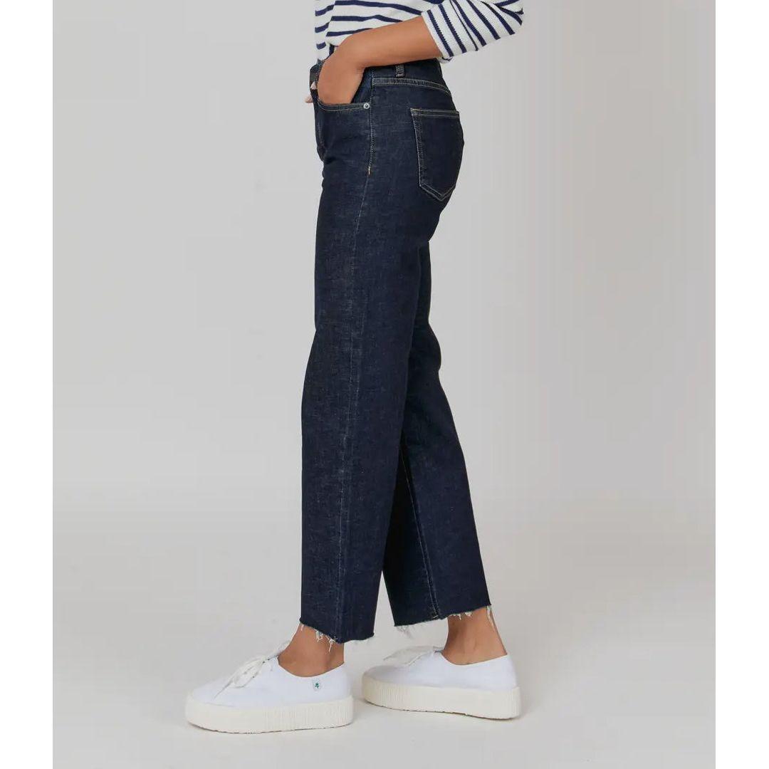 Aberdeen Wide Leg Jean | Dark Indigo - Joanna A. Boutique