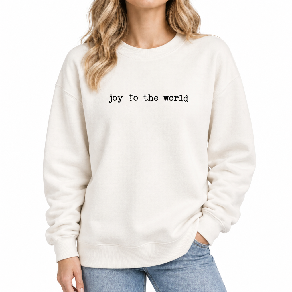 Joy To The World Crewneck - Joanna A. Boutique