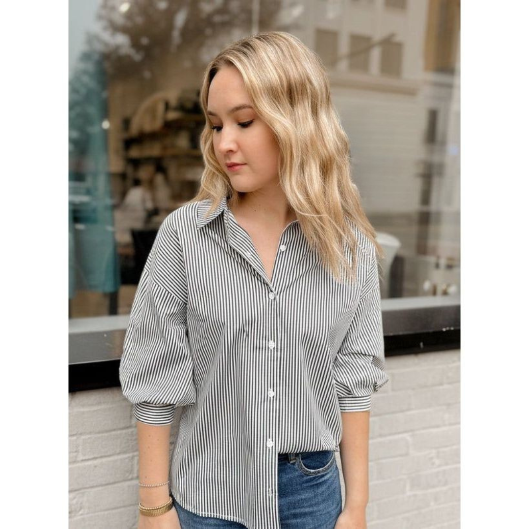 Julianna Top | Navy - Joanna A. Boutique