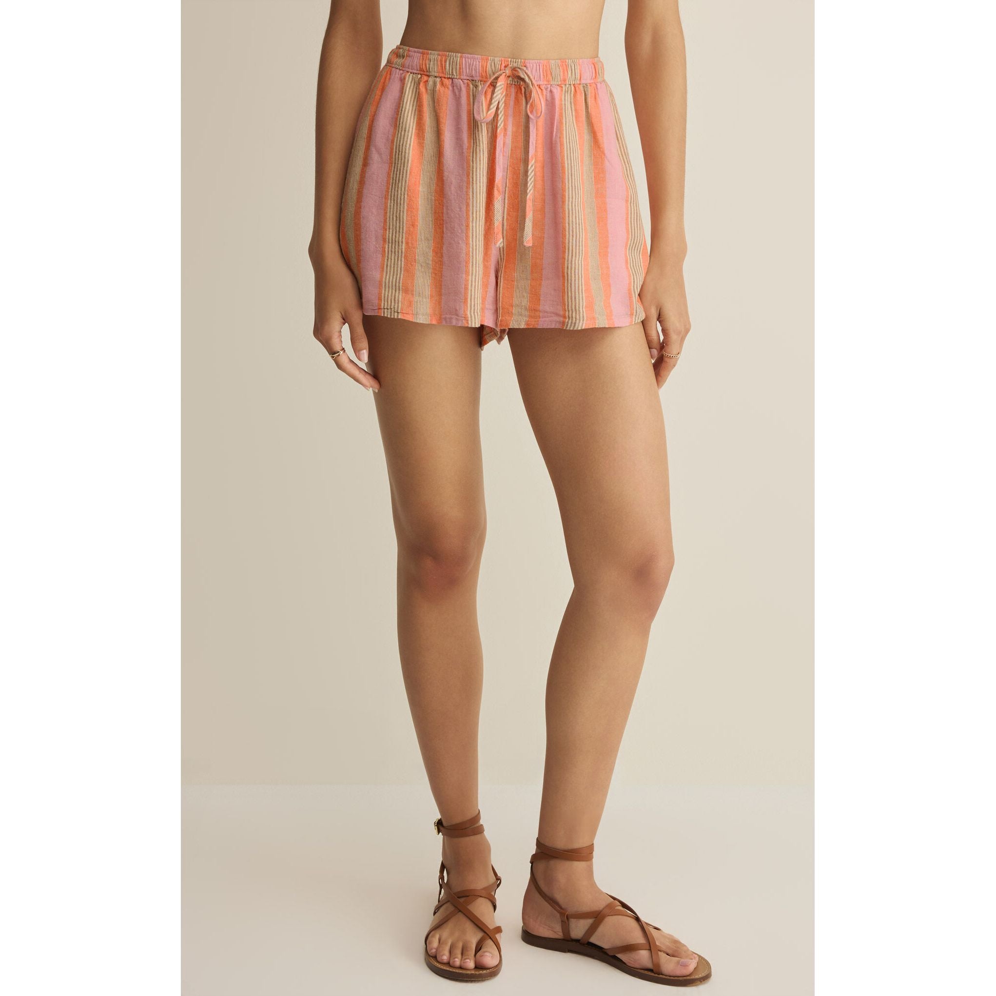 Perfect Linen Striped Short | Tiger Lily - Joanna A. Boutique