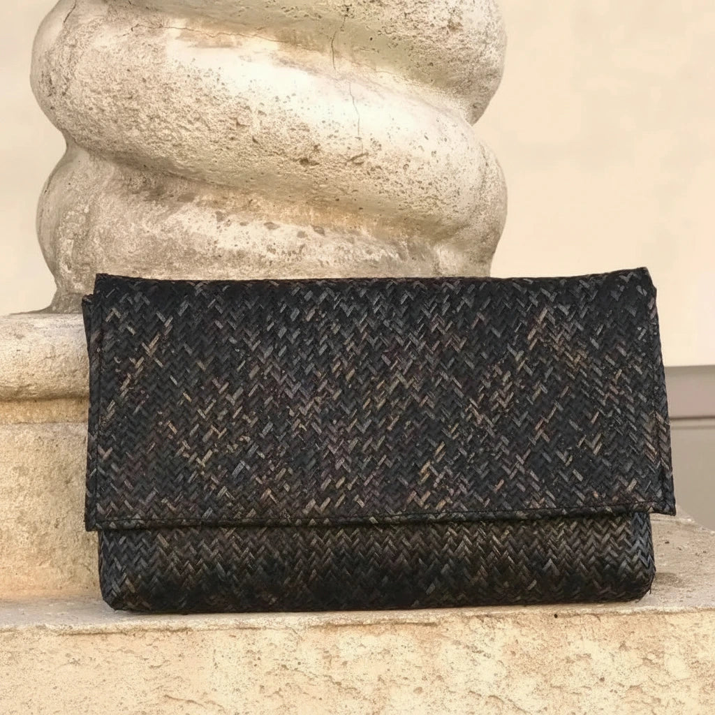 Rattan Clutch - Joanna A. Boutique