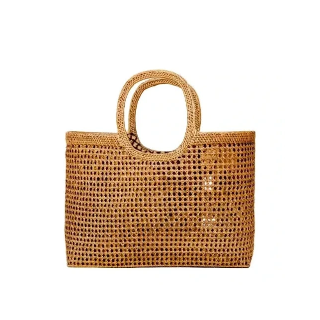 Tinsley Rattan Tote - Joanna A. Boutique