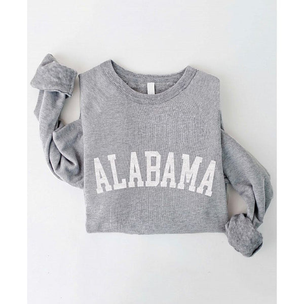 Alabama Crewneck - Gray 
Joanna A. Boutique