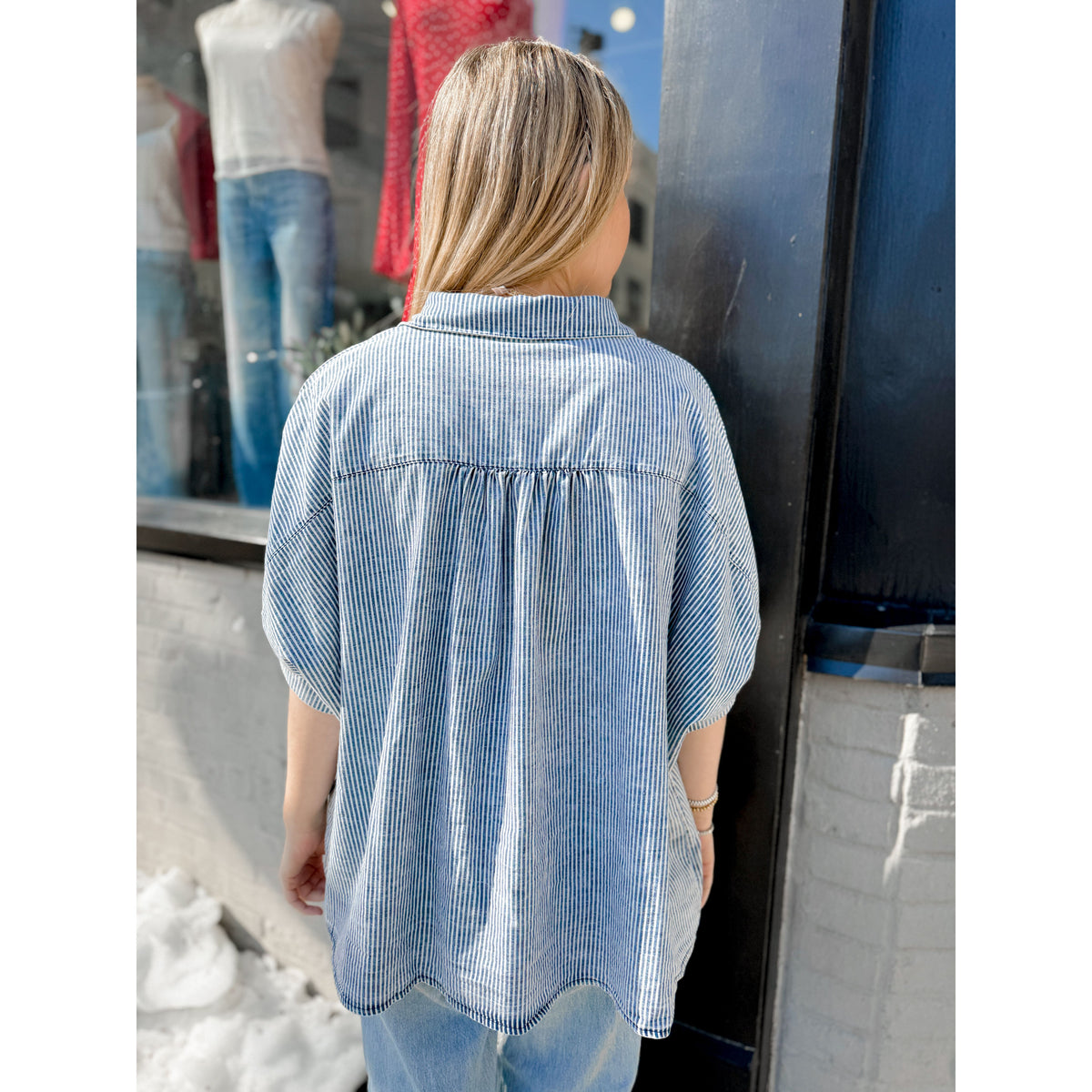 Collette Dolman Top | Navy - Joanna A. Boutique