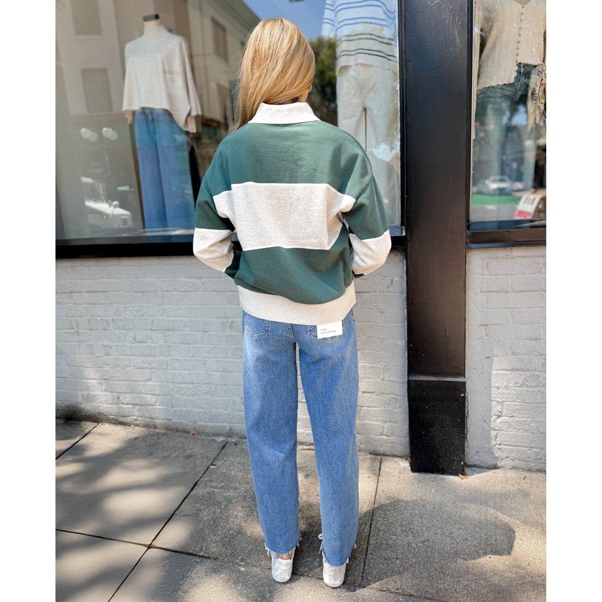 Study Break Polo Sweater - Joanna A. Boutique