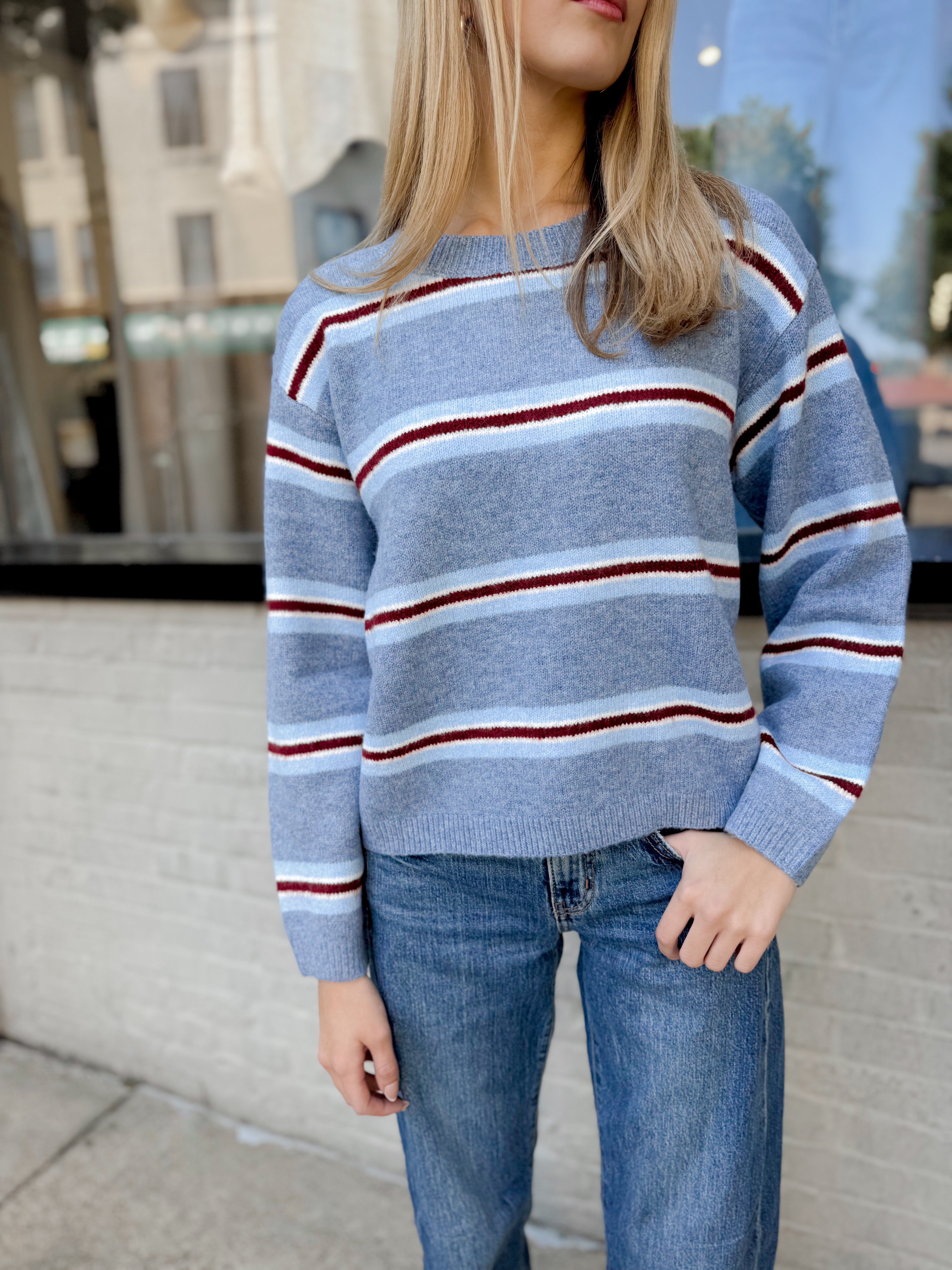 Hudson Stripe Sweater