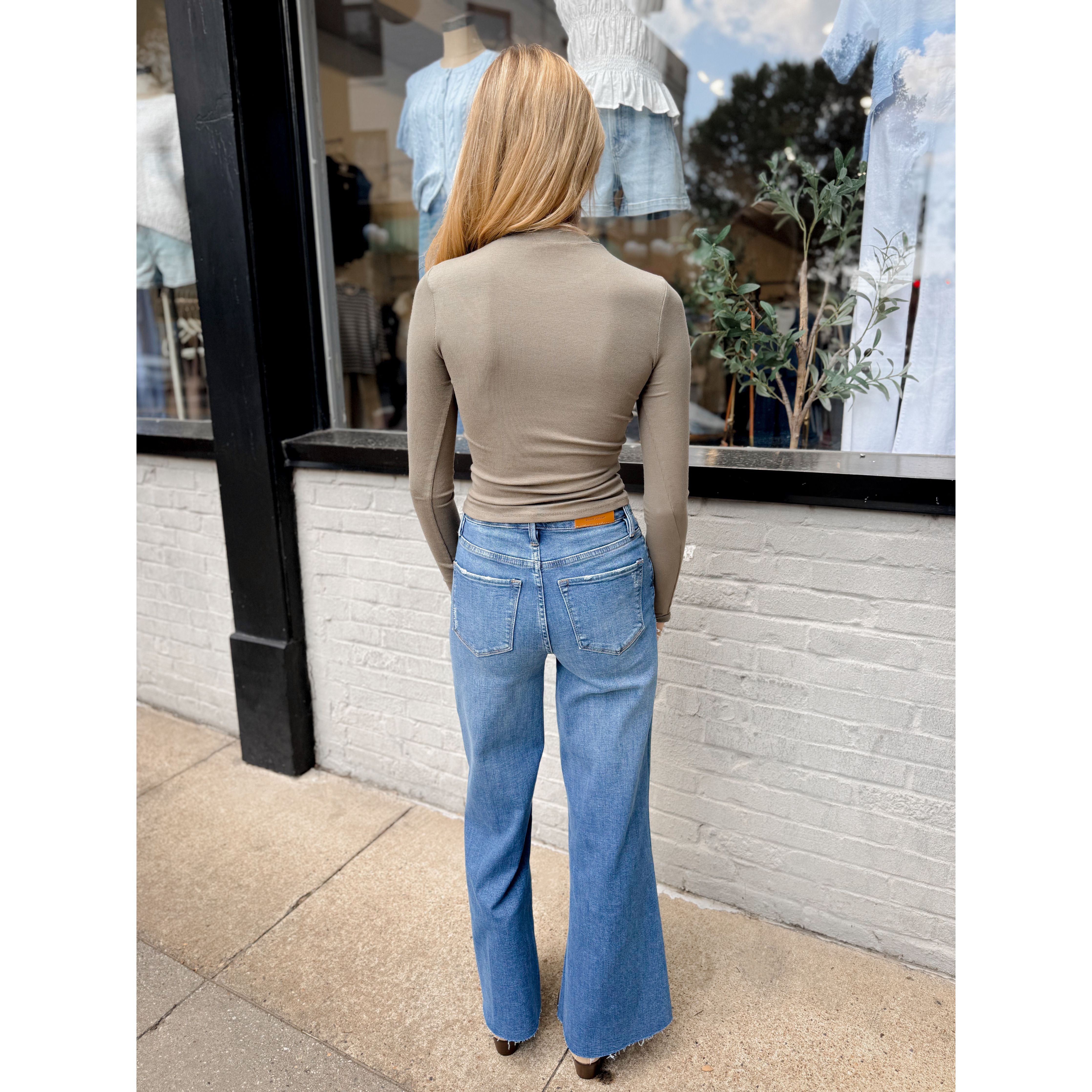 Ronan Top | Olive - Joanna A. Boutique