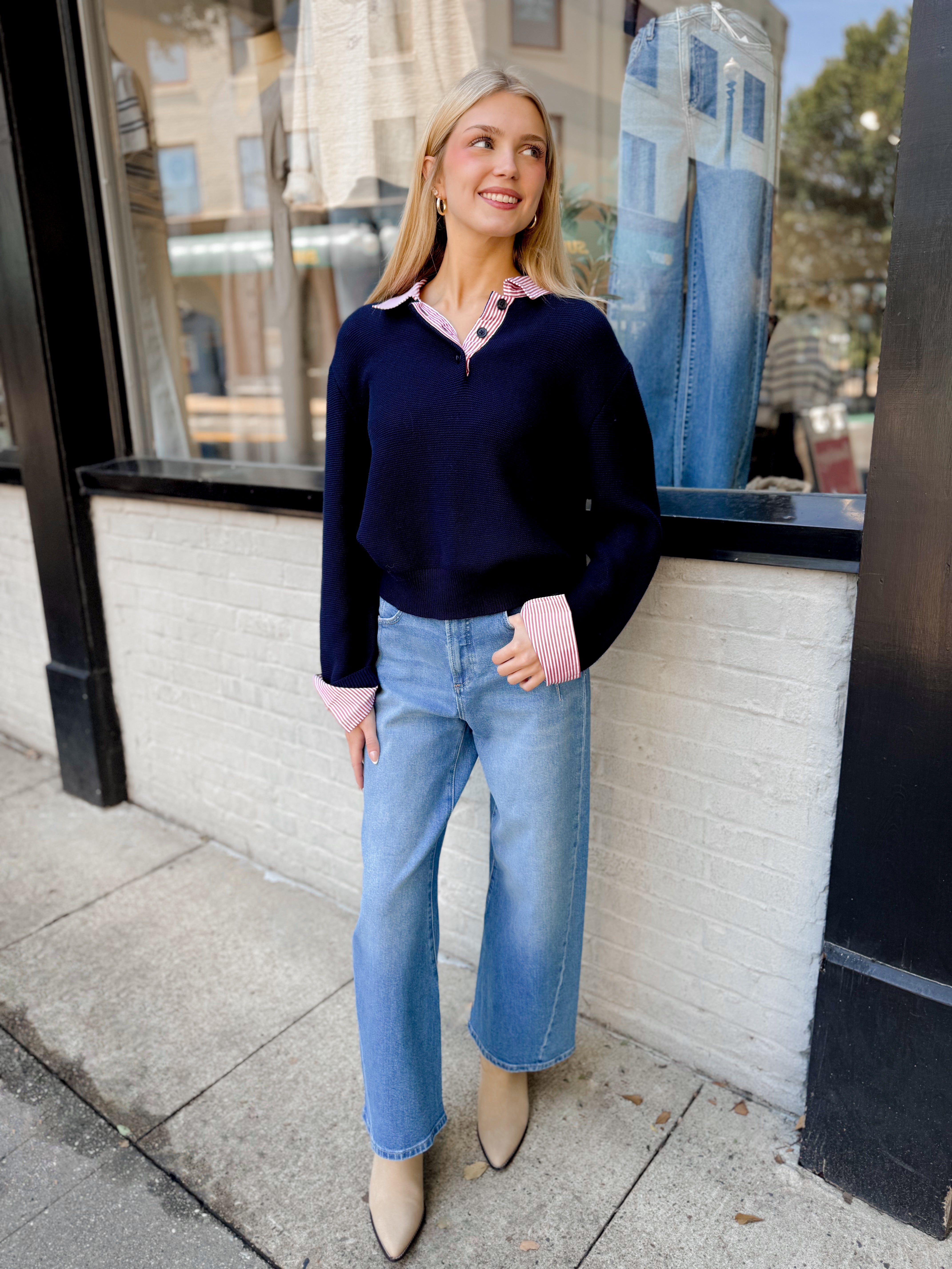 Jillian Polo Sweater
