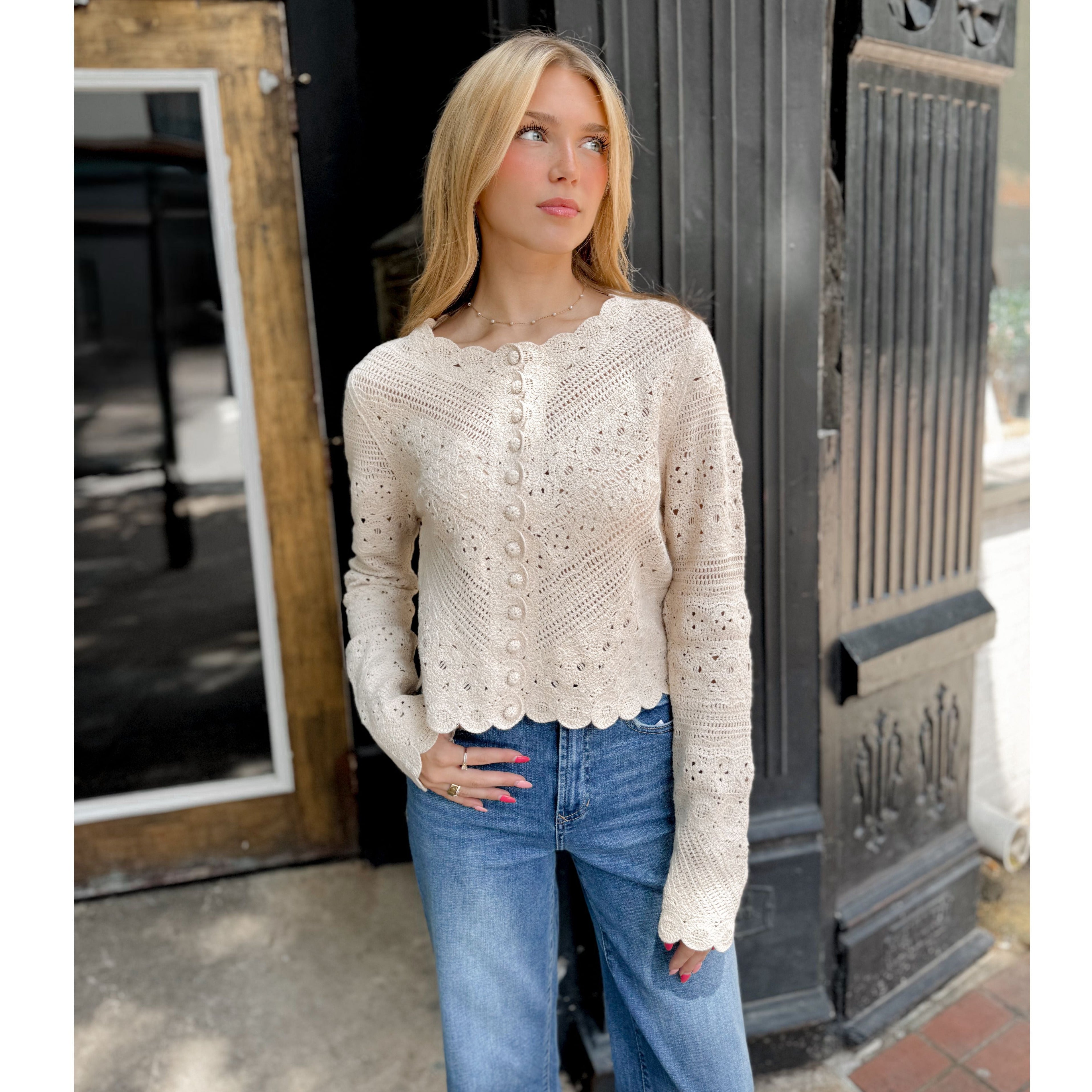 Cressa Crochet Cardigan - Joanna A. Boutique