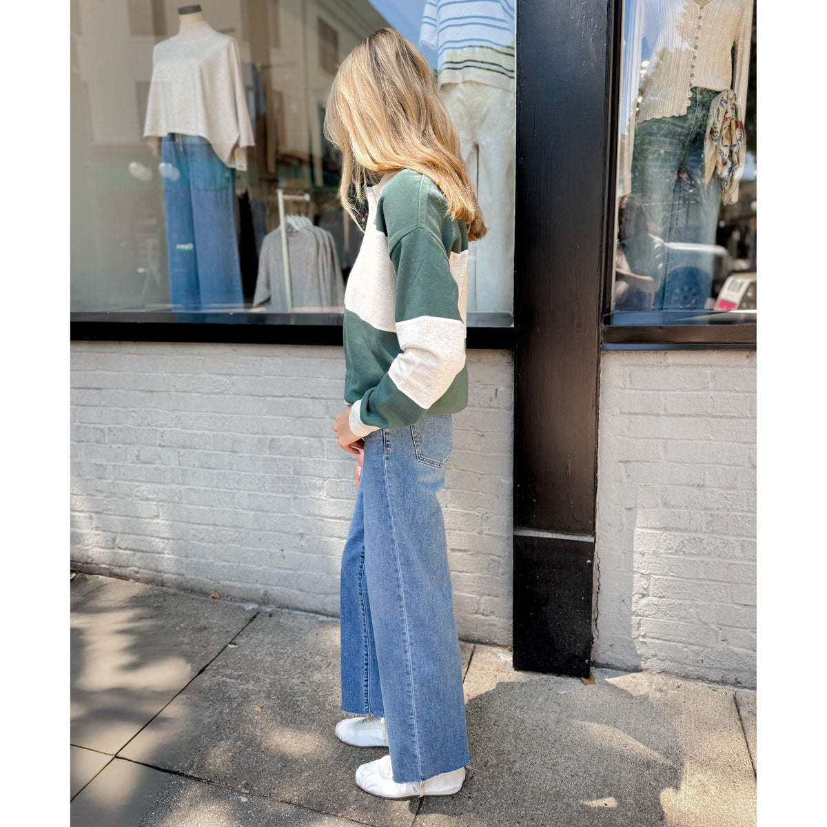 Study Break Polo Sweater - Joanna A. Boutique