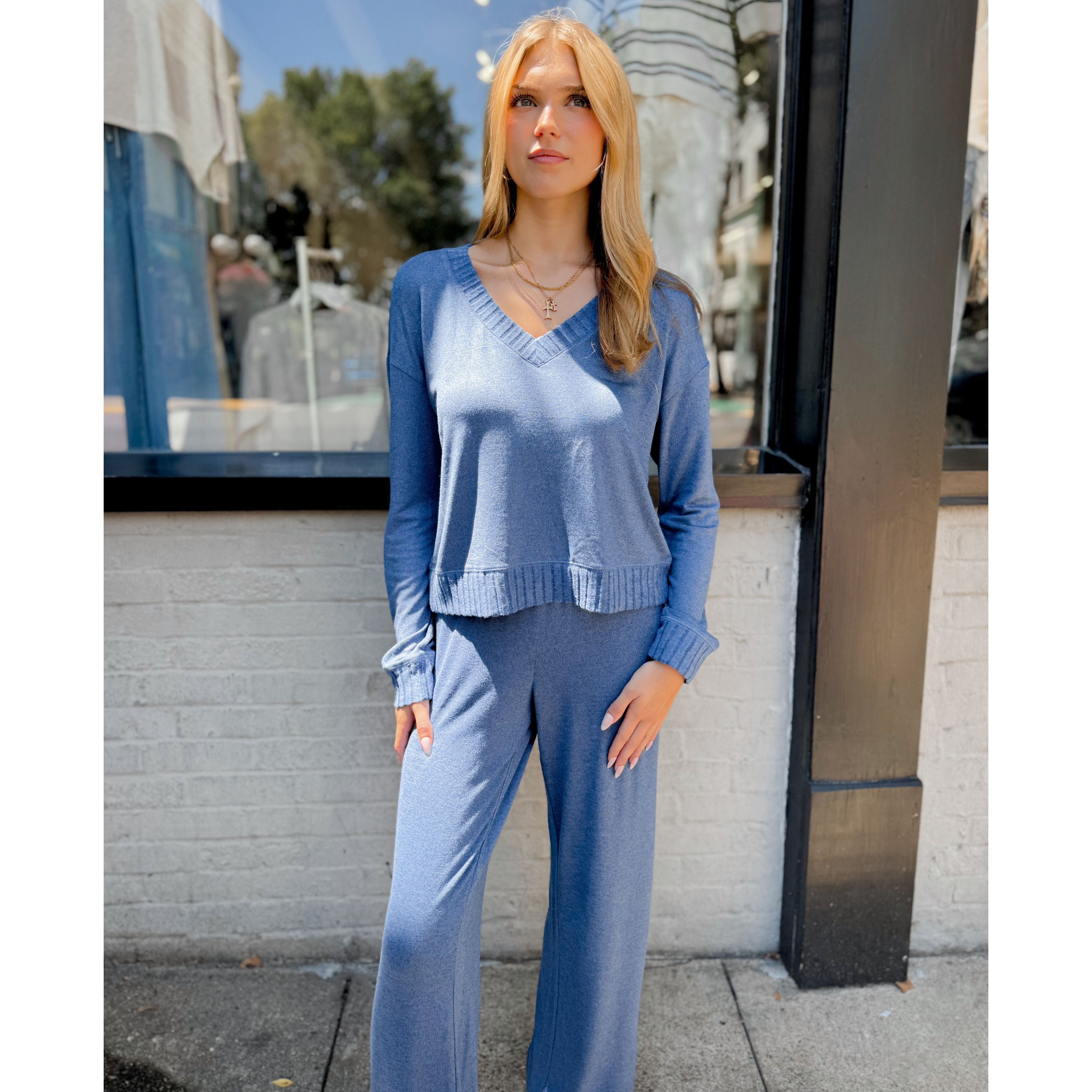 Courtney Top | True Navy - Joanna A. Boutique