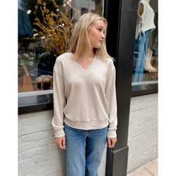 Manal Brushed Top - Joanna A. Boutique