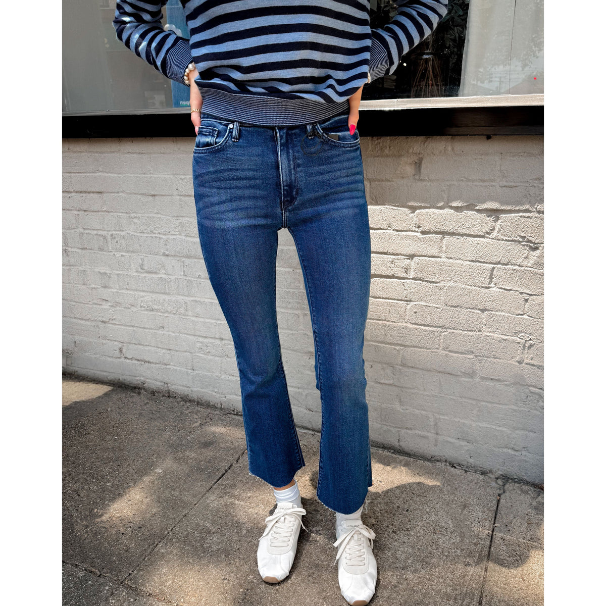 Samantha Crop Flare Jean - Joanna A. Boutique