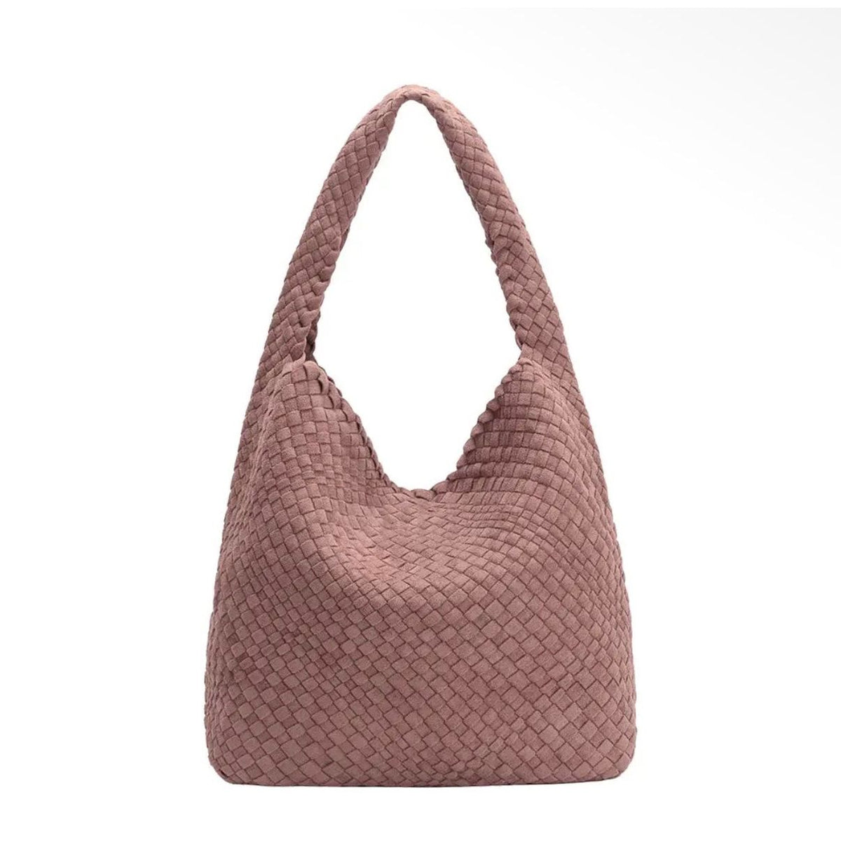 Johanna Suede Bag | Mauve - Joanna A. Boutique