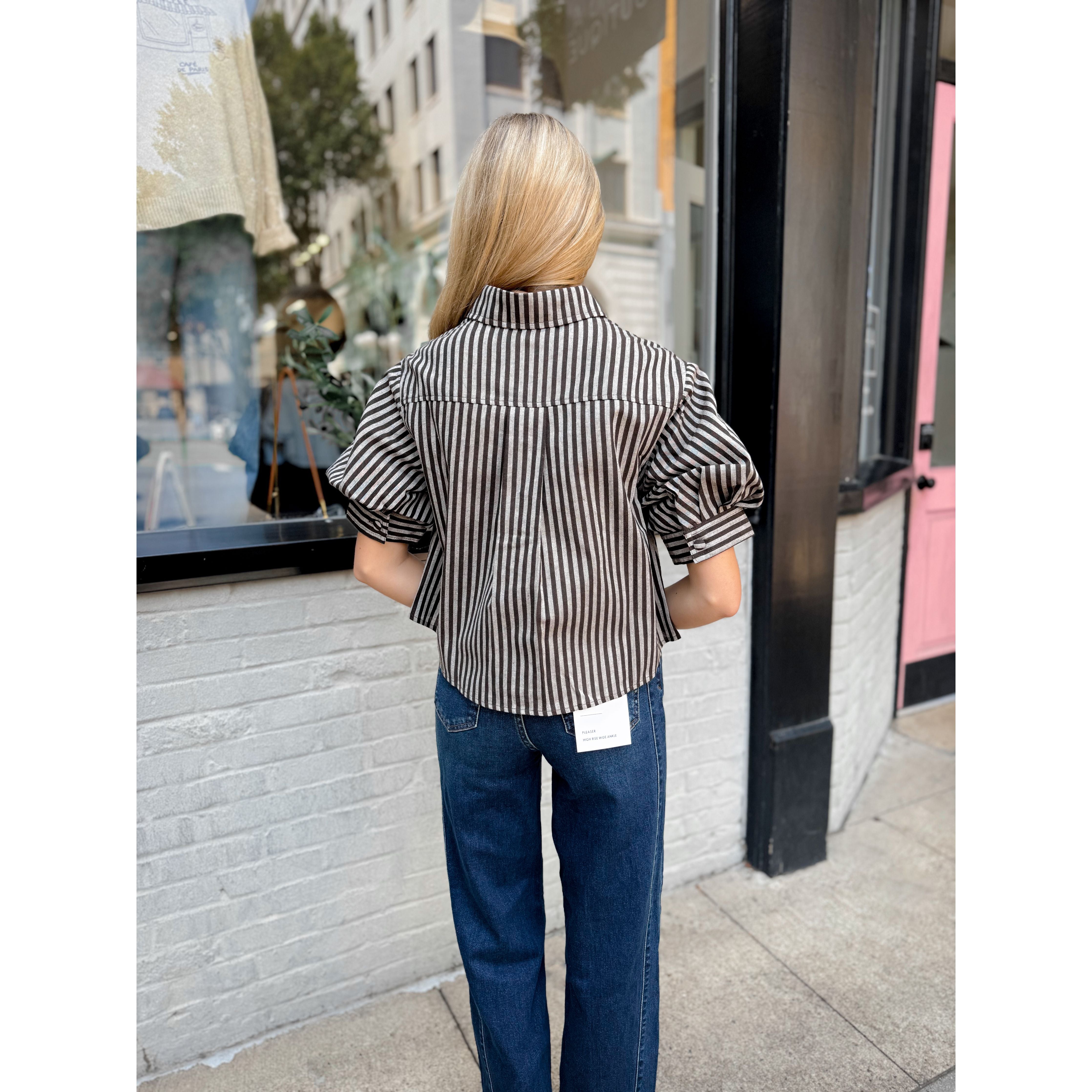 Mae Striped Top - Joanna A. Boutique