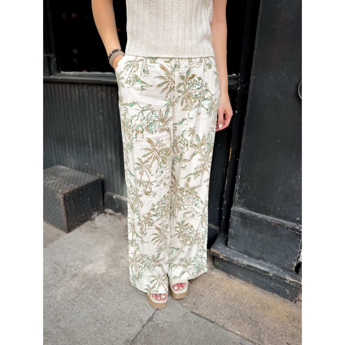 Overlook Tiki Linen Pant - Joanna A. Boutique