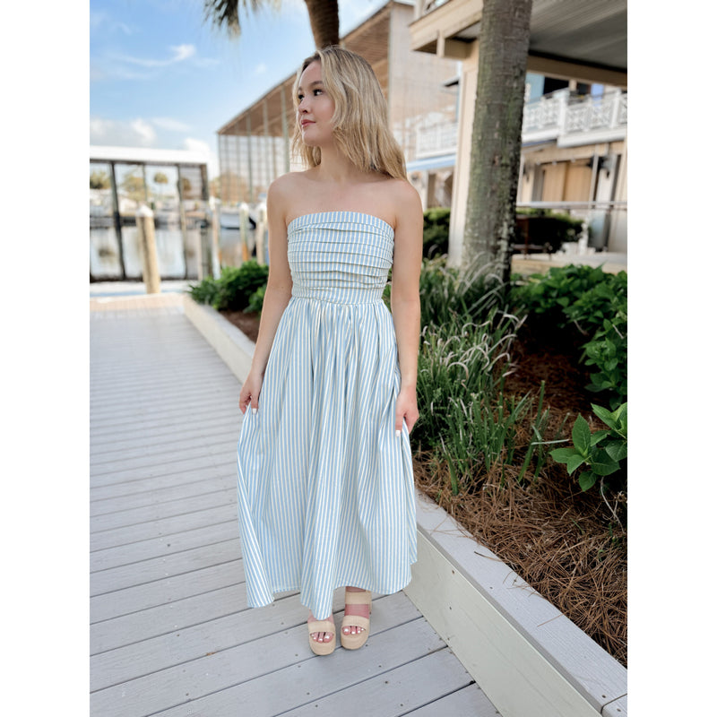 Maris Striped Maxi Dress - Joanna A. Boutique