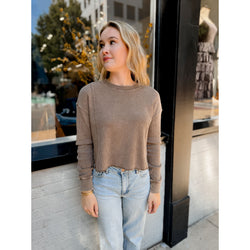 Angel Mini Thermal Top | Suede - Joanna A. Boutique