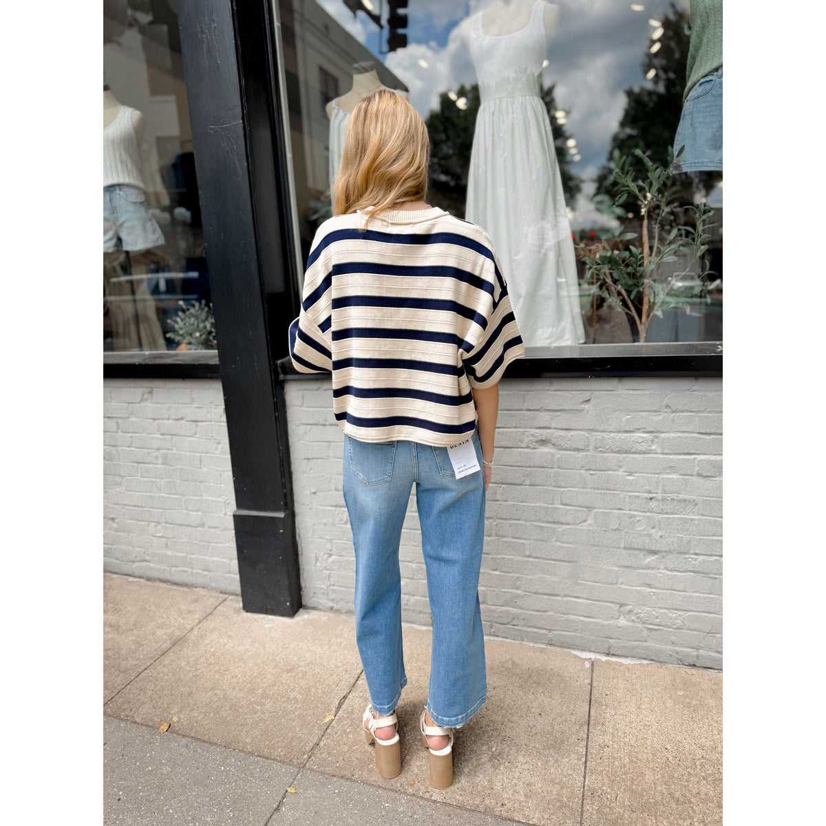 Cannes Sweater Tee - Joanna A. Boutique