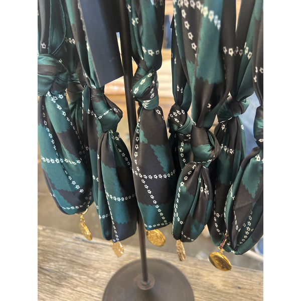 Plaid Scarf Necklace - Joanna A. Boutique